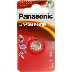 Акция на Батарейка Panasonic CR 1220 BLI 1 Lithium (CR-1220EL/1B) от MOYO