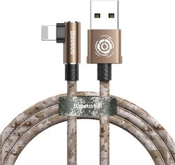 Акция на Baseus Usb Cable to Lightning Camouflage 2.4A 1m Brown (CALMC-A12) от Stylus