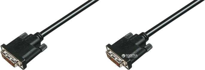 Акция на Кабель Digitus DVI-D Dual Link AM/AM 3 м Black (AK-320108-030-S) от Rozetka UA