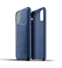 Акція на Чехол MUJJO для Apple iPhone 11 Full Leather Wallet, Monaco Blue від MOYO