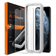 Акція на Стекло Spigen для iPhone 11 Pro/XS/X AlignMaster Glas tR 2 pack від MOYO