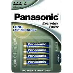 Акция на Батарейки PANASONIC LR03 Everyday Power (LR03REE/4BR) 4 шт. от Foxtrot