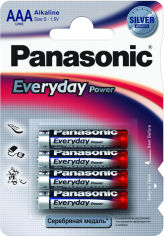 Акція на Батарейки PANASONIC LR03 Everyday Power 1x4 шт. від Foxtrot
