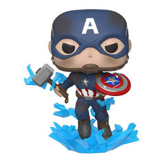 Акция на Фігурка Funko Pop Avengers endgame Капітан Америка із мйольніром (45137) от Будинок іграшок