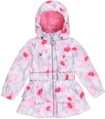 Акция на Демисезонная куртка Lenne Polly 20235/1720 110 см Серая с розовым (4741578508791) от Rozetka UA