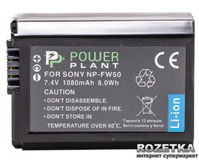 Акция на Aккумулятор PowerPlant для Sony NP-FW50 (DV00DV1280) от Rozetka UA