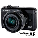 Акція на Фотоаппарат CANON EOS M100 15-45 RUK (CSC) Black (2209C048AA) від Foxtrot