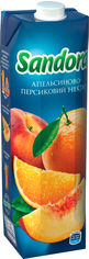 Акция на Упаковка нектара Sandora Апельсиново-персиковый 0.95 л х 10 шт (4823063112932) от Rozetka