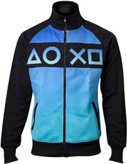 Акция на Куртка Difuzed Playstation - Men's Jacket - M Черная с голубым (JK201140SNY-M) от Rozetka