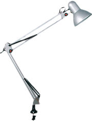 Акция на Настольная лампа Ultralight DL075 60 Вт серебро (UL-7810) от Rozetka UA
