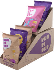 Акция на Упаковка попкорна Pumpidup 3 вкуса (сыр, соль, карамель с сыром) 90 г х 7 шт (4820223990096) от Rozetka