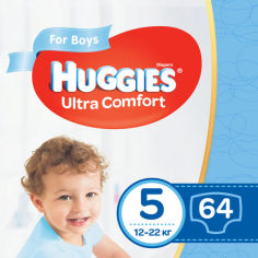 Акция на Подгузники Huggies Ultra Comfort 5 Giga для мальчиков 64 шт. (5029053543697) от Rozetka UA