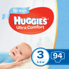 Акція на Подгузники Huggies Ultra Comfort 3 Giga для мальчиков 94 шт. (5029053543659) від Rozetka UA