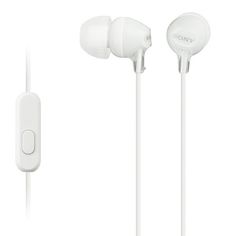 Акція на Наушники Sony MDR-EX15AP mic White від MOYO