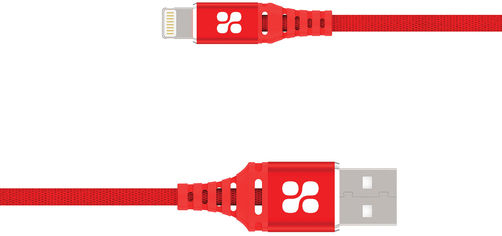 Акція на Кабель Promate NerveLink-I USB - Lightning 1.2 м Red (nervelink-i.red) від Rozetka UA