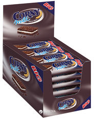 Акция на Упаковка батончиков Corny Big злаковый с какао и молочно-кремовой начинкой 24 шт х 40 г (4011800587109) от Rozetka