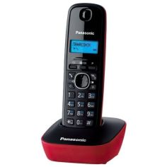Акція на Телефон Dect Panasonic KX-TG1611UAR Black Red від MOYO