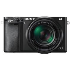 Акция на Фотоаппарат SONY Alpha a6000 + 16-50 + 55-210 Black (ILCE6000YB.CEC) от MOYO