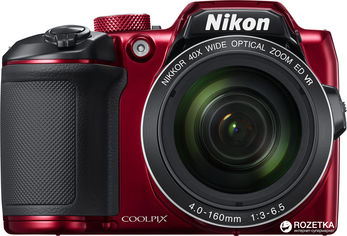Акція на Фотоаппарат Nikon Coolpix B500 Red (VNA953E1) Официальная гарантия! від Rozetka UA