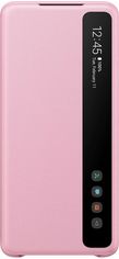 Акція на Чохол-книжка Samsung Clear View Cover для Samsung Galaxy S20 Plus (EF-ZG985CPEGRU) Pink від Територія твоєї техніки
