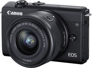 Акція на Фотоаппарат Canon EOS M200 15-45mm IS STM Kit Black (3699C027AA) від Rozetka UA