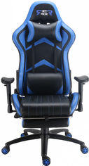 Акція на Кресло для геймеров GT RACER X-2534-F Black/Blue від Rozetka UA