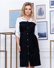 Акция на Платье ELFBERG 5171 56 Черное (2000000372693) от Rozetka UA
