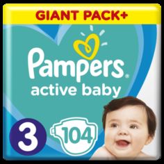 Акція на Подгузники Pampers Active Baby 3 (6-10 кг), 104 шт. від Pampik