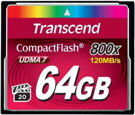 Акція на Transcend CompactFlash 64GB 800x (TS64GCF800) від Rozetka UA
