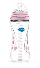 Акция на Бутылочка для кормления Nuvita Mimic 330мл. 4м+ Антиколиковая, розовая (NV6050Pink) от MOYO