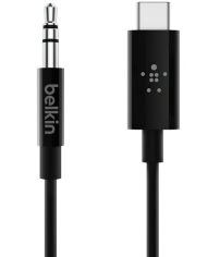 Акция на Адаптер Belkin USB-C - 3.5 mm audio + power RockStar от MOYO
