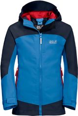 Акція на Ветровка Jack Wolfskin Akka Jacket Boys 1607342-1523 116 см (4060477111421) від Rozetka UA