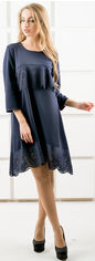 Акция на Платье Olis-Style Наир 5060 52 Синее от Rozetka UA