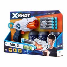 Акция на Скорострельный бластер X-Shot Excel MK 3 (36119Z) от Будинок іграшок