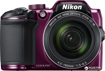Акція на Фотоаппарат Nikon Coolpix B500 Purple (VNA952E1) Официальная гарантия! від Rozetka UA