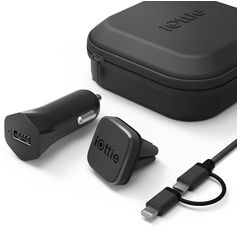 Акція на iOttie Car Holder Magnetic and Charging Travel Kit Black (HLTRIO110) від Stylus