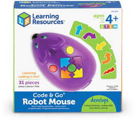 Акція на Игровой STEM-набор Learning Resources – МЫШКА (программируемая игрушка, карточки) (LER2841) від Stylus