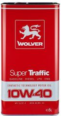 Акция на Моторное масло Wolver Super Traffic 10W-40 5 л (4260360942501) от Rozetka
