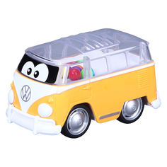 Акция на Машинка Bb junior Volkswagen Samba Poppin bus желтая (16-85109/16-85109 yellow) от Будинок іграшок