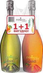 Акція на Набор коктейлей Fiorelli Moscato Ananas золотистый сладкий 0.75 л 6.5% + Fiorelli Moscato Mandarino оранжевый сладкий 0.75 л 6.5% (657258332133) від Rozetka UA
