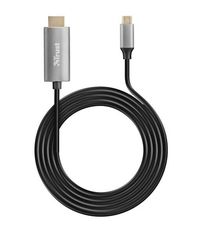 Акция на Кабель Trust Calyx USB-C to HDMI 1.8м Black (23332_TRUST) от MOYO