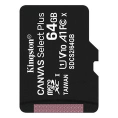 Акція на Карта памяти Kingston microSDXC 64GB Class 10 UHS-I R100MB/s від MOYO