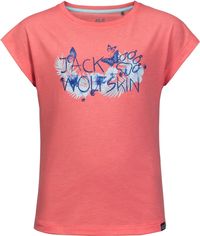 Акция на Футболка Jack Wolfskin Brand T Girls 1607261-2075 140 см (4060477114224) от Rozetka UA