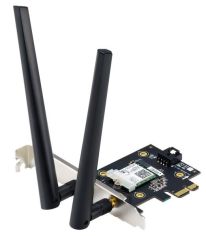 Акція на WiFi-адаптер Asus PCE-AX3000 WiFi6, WPA3, Bluetooth 5.0, MU-MIMO, OFDMA від MOYO