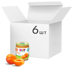 Акція на Упаковка фруктового пюре HiPP органического Абрикосы с 4 месяцев 125 г х 6 шт (9062300401711) від Rozetka UA