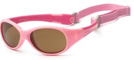 Акция на Детские солнцезащитные очки Koolsun Flex розовые (Размер 3+) (KS-FLPS003) от MOYO