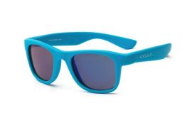 Акция на Детские солнцезащитные очки Koolsun Wawe неоново-голубые (Размер 3+) (KS-WANB003) от MOYO