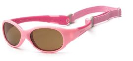 Акция на Детские солнцезащитные очки Koolsun Flex розовые (Размер 0+) (KS-FLPS000) от MOYO