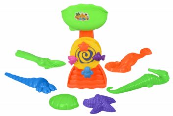 Акция на Набор для игры с песком Same Toy с Мельницей 7 шт (HY-1702WUt) от MOYO