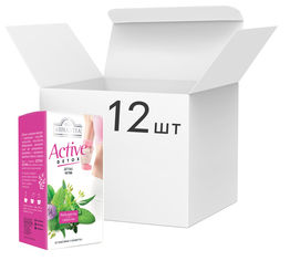 Акція на Упаковка чая травяного пакетированного Ahmad Tea Детокс Актив 12 шт по 20 пакетиков (0054881119498) від Rozetka UA